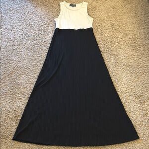 Sunday in Brooklyn Black Sleeveless A-Line Maxi Dress